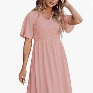 Zattcas Blush Pink Women's Dress Size S